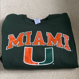 U Miami Crewneck Sweatshirt